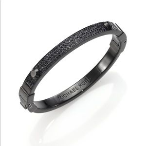 NWT Michael Kors Black Pave Bracelet